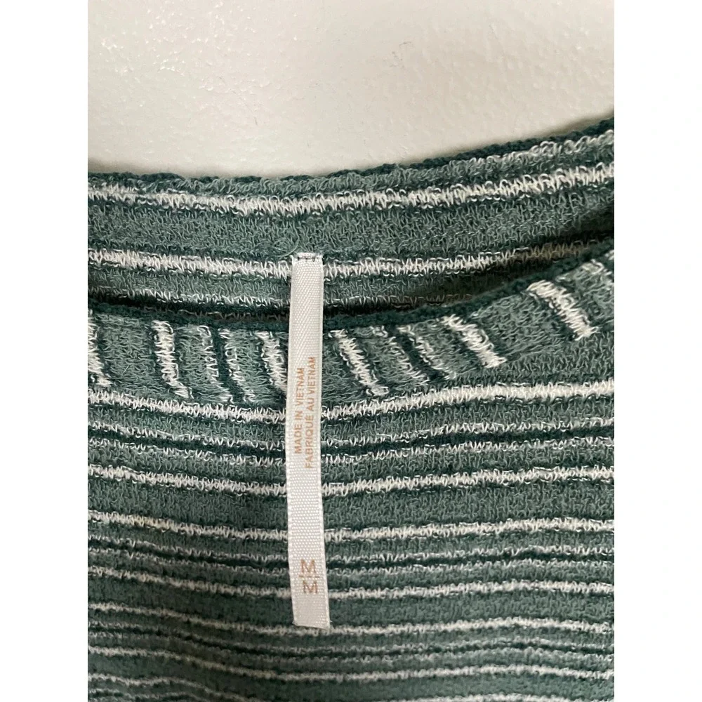 Free People green white